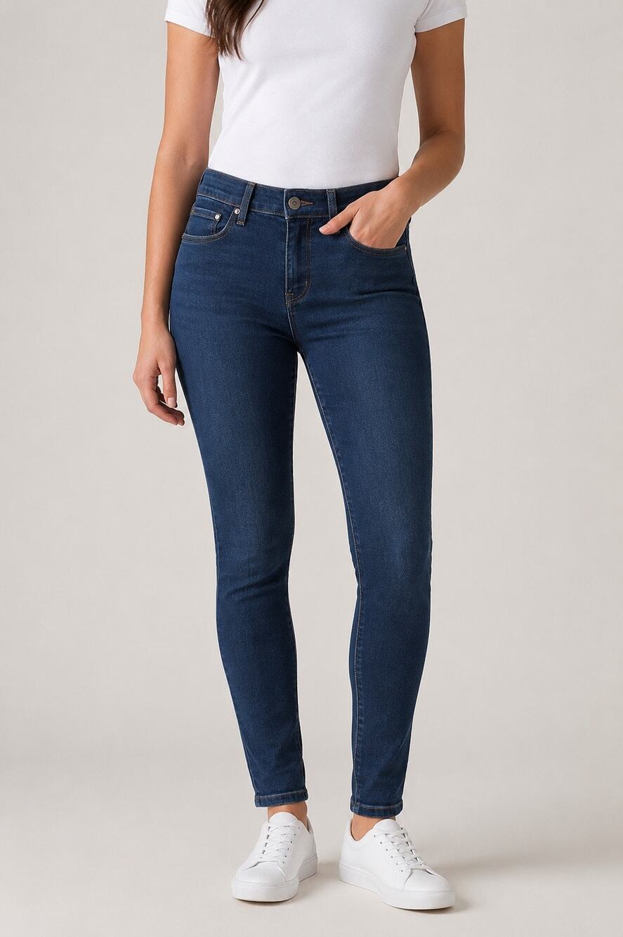 Levi’s Demi Curve Skinny Jeans – Women’s Size 30 x 30 – Dark Wash Stretch Denim